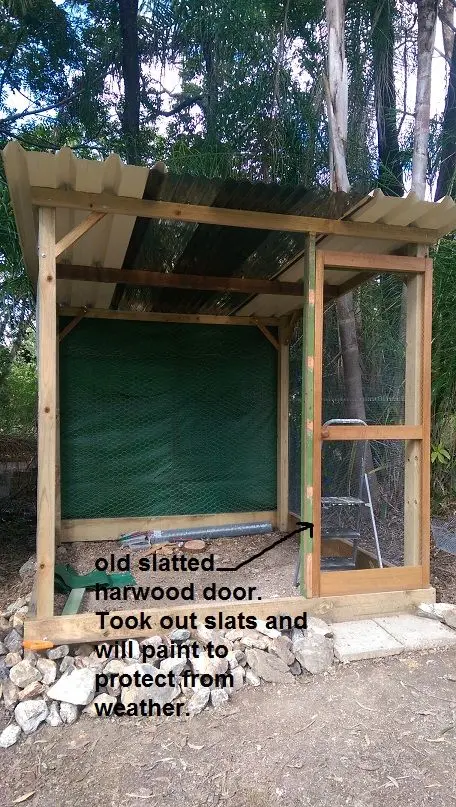 Building my Quail Pen , by Jen