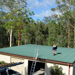 Measuring shed roof for solar